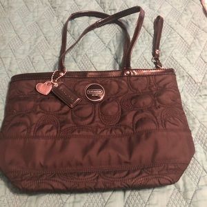 Quilted Coach Purse